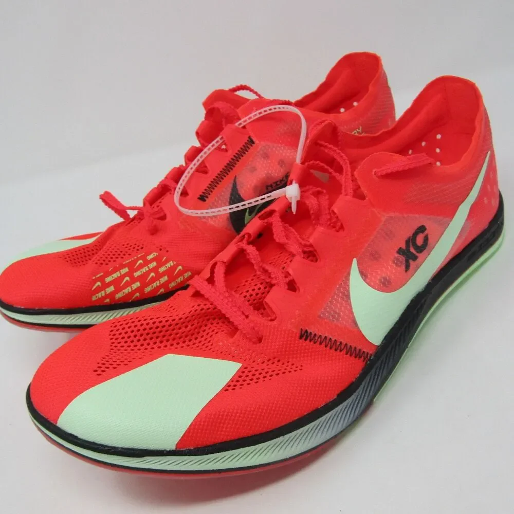 Nike ZoomX Dragonfly XC Track Spikes Racing Shoes Bright Crimson Men's US 12 New